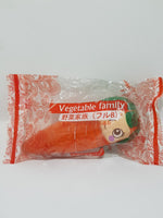 Vegetable family girl carrot