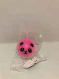 Pink Panda Bun Squishy Charm