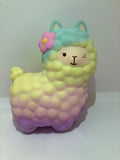 Jumbo squishy Rainbow Alpaca