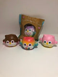 Puni Maru Timekeeper Owl Lilac Hearts