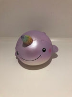 Grape scented purple Uniwhale Squishy