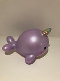 Grape scented purple Uniwhale Squishy