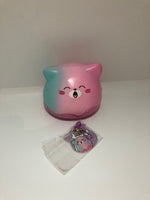 Scented pink/blue Marshmallow Kitten Squishy
